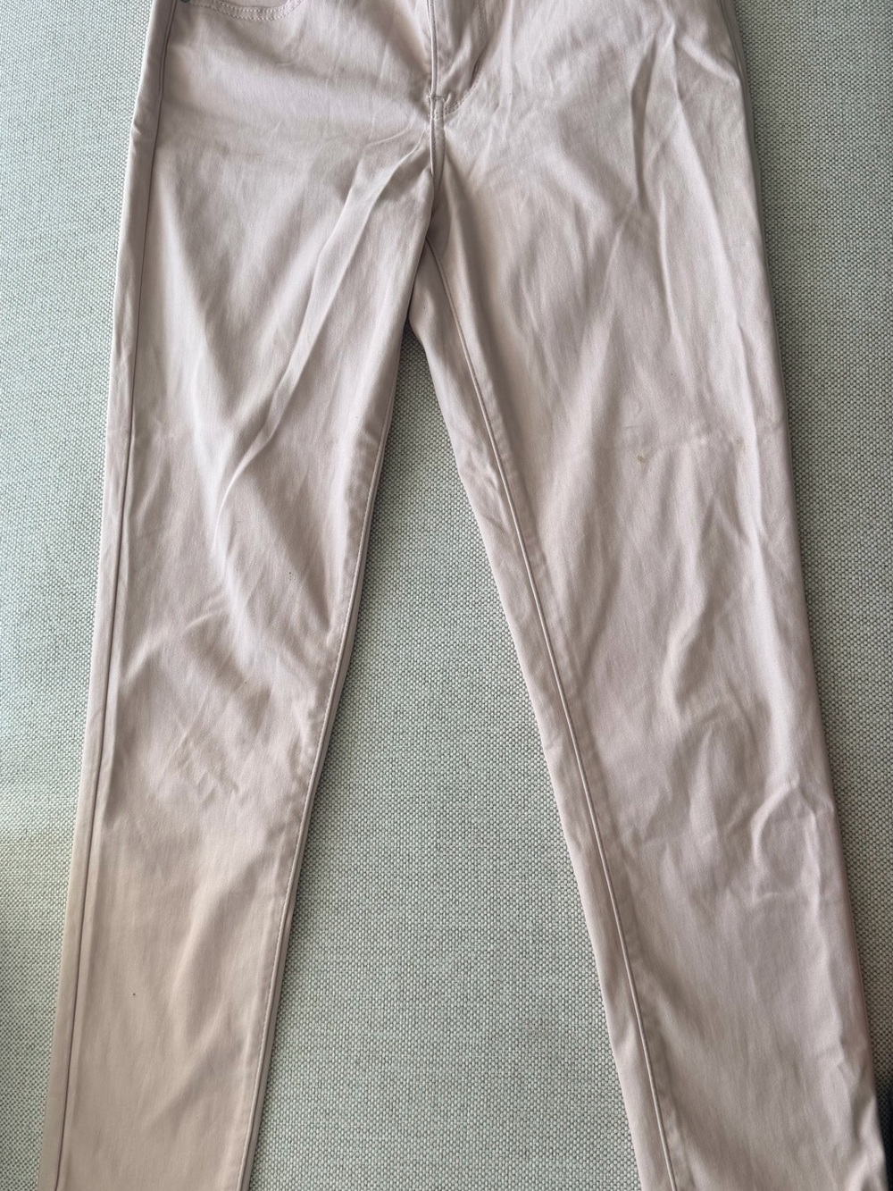 Slim Chino Pants in Light Beige
